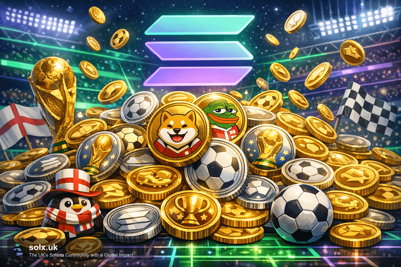 Solana Sees 650x More Football Meme Coin Activity Than Ethereum Ahead of FIFA World Cup