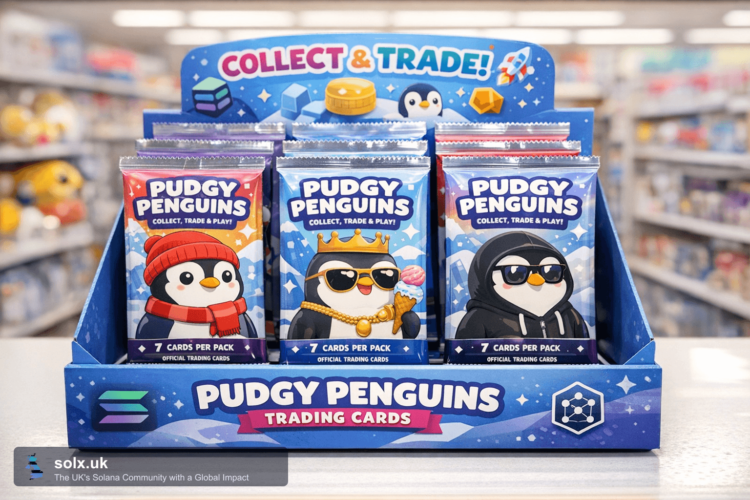 Pudgy Penguins Launches Trading Cards at Target, PENGU Token on Solana Sees Uptick