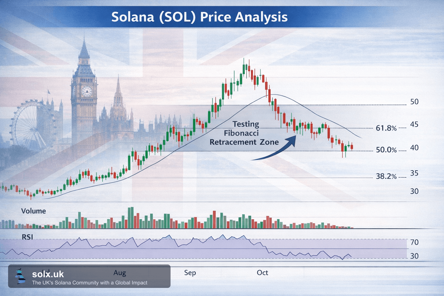 Solana Price Approaches Key Fibonacci Zone: What UK Investors Should Know