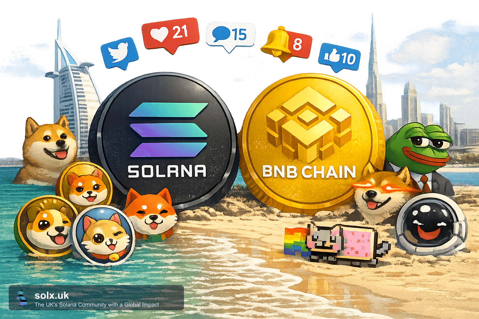 CZ “Surfing Accident” Hoax Fuels Meme Coin Surge on Solana and BNB Chain