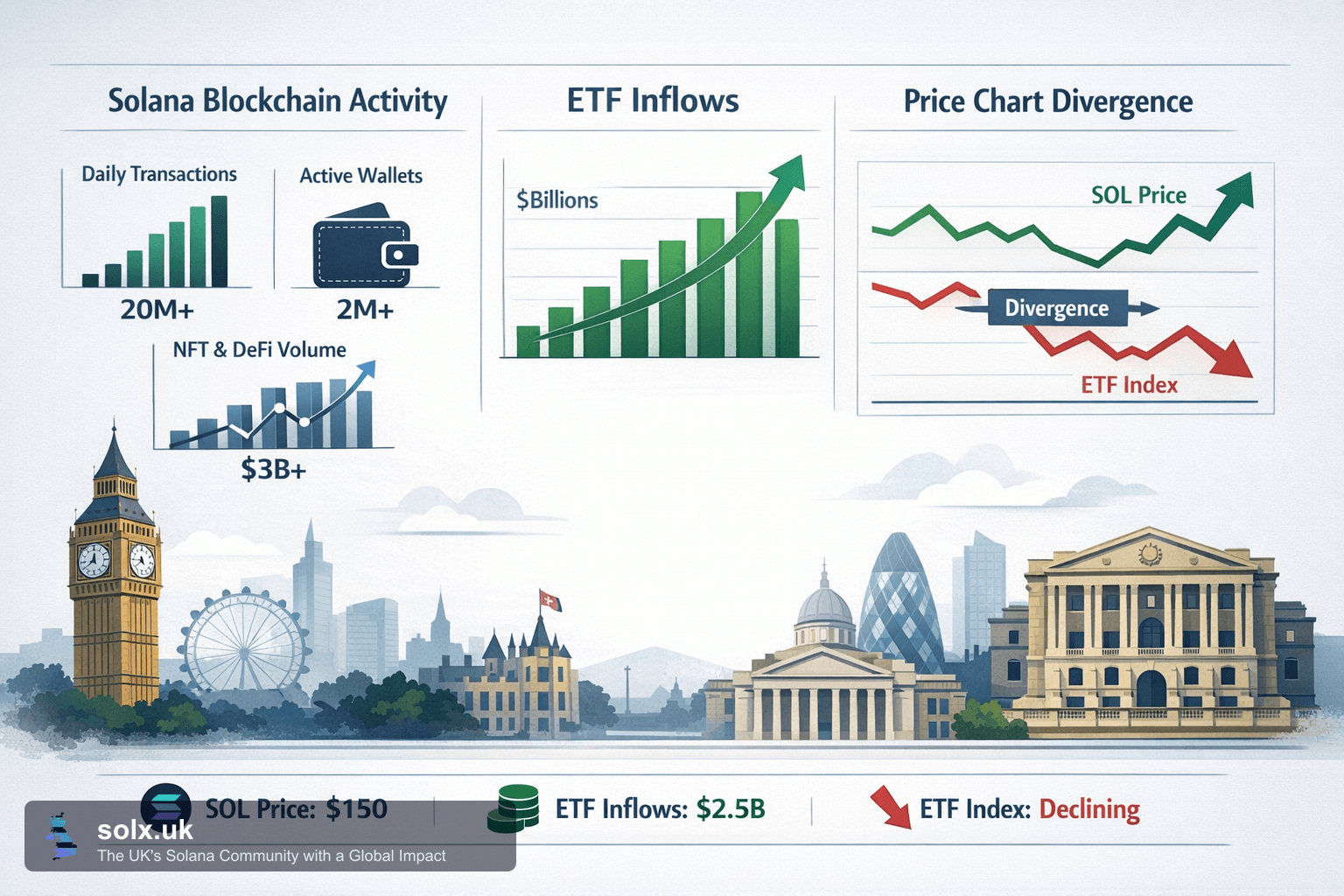 Why Solana's Price Lags Despite ETF Inflows and Network Growth